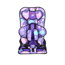 儿童汽车座椅简易便携式车用宝宝安全背带0-12岁婴儿通用安全带 紫色款 小号（0-5岁）