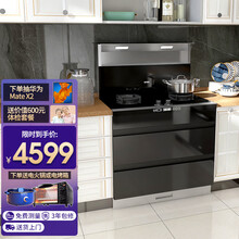 华凌WAHIN 大吸力集成灶APP操控定时 烟灶消套装一体灶 智能家电WD10 集成灶 天然气