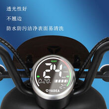 浩涛 雅迪Q6仪表膜冠能版Q2/M3/M6屏幕膜欧萌圆形劲远版YD600DQT-5A电动车M2贴膜 高清水凝膜1张