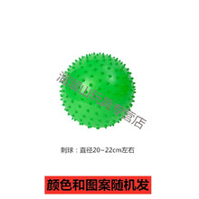皮球儿童玩具幼儿充气玩具球宝宝球类玩具手抓球西瓜球玩具 刺刺球+气筒