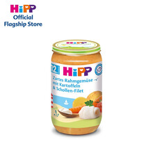 国际	进口超市喜宝（HiPP）全餐泥肉泥宝宝营养辅食 土豆鲽鱼奶油蔬菜 欧洲原装进口 1岁以上可用