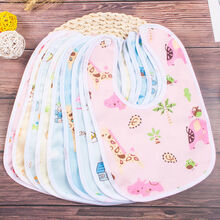 【可爱萌萌】迪士尼 宝宝围兜男女婴儿围嘴薄款防水吃饭兜新生儿童可爱卡通口水巾 水晶绒-防水款 男宝3条-多种图案