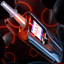 兆为（ZHAOWEI）黑猫3号酒精测试仪酒精检测仪防测查酒驾 黑猫2号升级版测酒仪吹气式专用高精度便携式