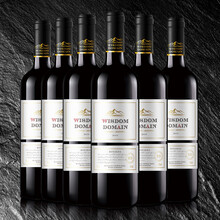 【2款随机发】阿根廷原瓶进口红酒 14度入门级智域家族伯纳达干红葡萄酒整箱礼盒 750ml*6支 6瓶整箱装