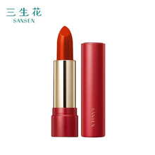 百雀羚口红女三生花唇膏学生款保湿不易脱色 南瓜桔 3.2g