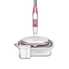 HYUNDAI韩国现代无线电动拖把家用喷水自清洁自动擦地拖地扫地机无蒸汽 带桶