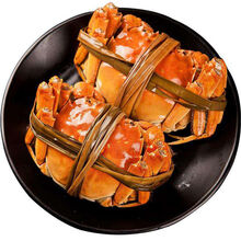 【活蟹】大闸蟹鲜活活体螃蟹现货六月黄公母海鲜水产蟹类 安德兰 【 2.5-2.0两 8只】只只有黄