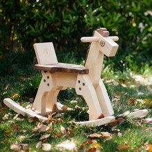 无意 ouihome 木马儿童木马 实木摇摇马摇摇椅 1-2周岁3-6岁宝宝婴儿儿童房家具