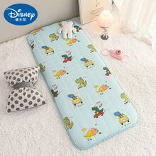 迪士尼婴儿床垫夏季儿童幼儿园床褥拼接床软垫可拆洗新生儿四季通用定制 的士恐龙(不可拆洗) 56x100cm(棉四季通用)