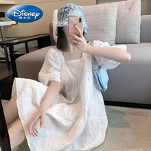 迪士尼官·方网同款（京选优品）孕妇夏装上衣2021新款潮妈网红套装时尚春夏款小个子连衣裙子夏季 白色 M