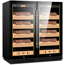 茄龙（CIGARLOONG）CL-128WD2智能雪茄柜恒温恒湿榉木家用雪茄红酒专用冷藏柜 榉木裸养款