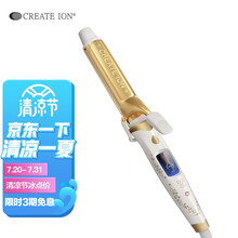 Create Ion智能触摸屏负离子卷发棒黄金涂层卷发梳日本宫村浩气 32mm