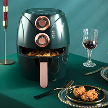 美国舒乐氏（SOLEUSAIR） 空气炸锅家用智能无油烟电炸锅 2.5L大容量薯条机煎炸锅大功率