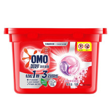 奥妙三合一淡雅樱花洗衣凝珠270G浓缩酵素持久留香18颗 淡雅樱花18颗270g