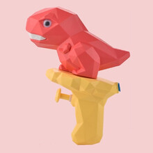 水枪创意恐龙水枪玩具儿童玩水吸水男孩玩具喷水枪 霸王龙