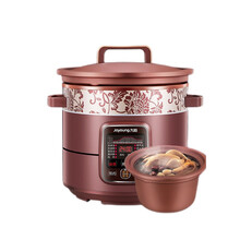 九阳（Joyoung）电炖锅电炖盅5L大容量紫砂 预约电砂锅大功率550W快炖 陶瓷煮粥煲汤锅DGD50-05AK