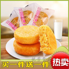 酥皮肉松饼夹心面包整箱营养早餐绿豆饼传统手工糕点甜点儿童零食 肉松饼500g【送】红豆饼500g
