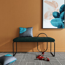 北欧ins换鞋凳家用进门鞋店试鞋凳入户穿鞋凳铁艺长凳服装店长椅 海澳德 100长颜色可选