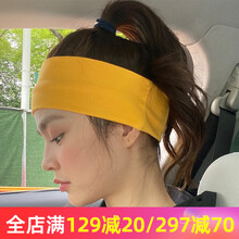 咕羊羊纯棉月子发带舒适亲肤柔软透气 颜色随机