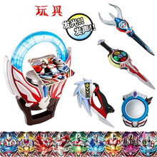 万代（BANDAI）欧布奥特曼旗舰同款变身器捷德升华器圆环圣剑卡片赛罗头镖的玩具儿童套装 欧布系列 5款 组合