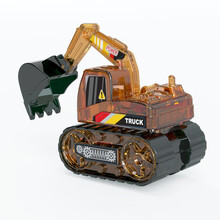 倍奇 儿童玩具 STEAM教 太阳能工程挖掘机  机械拼装小车 手工制作DIY科学实验 男女孩生日礼物