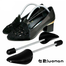 撑鞋器可调节塑料鞋撑男女通用楦头皮鞋休闲女靴撑大撑鞋器皮鞋定型皱 弹簧定型防皱鞋撑【女士】-2双