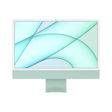 Apple苹果 iMac 24英寸 4.5K屏 新款八核M1芯片(7核图形处理器) 8G 256G SSD 一体式电脑主机 绿色 MJV83CH/A