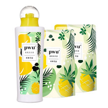 朴物大美PWU香氛洗衣液家庭装持久留香去污清洁护衣洗衣液【1瓶缤果花园+2袋缤果花园】900ml*3
