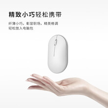 贝戋马户（james donkey）蓝牙鼠标 无线静音办公便携式家用鼠标 配送干电池 贱驴2003B 白色【蓝牙专用不带2.4G接收器】