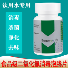 南鹰 二氧化氯泡腾片消毒液 家用消毒杀菌井水食品级饮用水消毒片1g*100片 1瓶100片