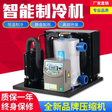 海鲜鱼池制冷机鱼缸冷水机商用淡海水养殖鱼虾恒温机小型养鱼水族恒温一体机缘昊 大1p海鲜水族制冷温控设备