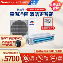 格力（GREE）中央空调 风管机一拖一  家用客厅卧室 毛坯房精装房 新能效 隐藏嵌入式 自清洁空调 大一匹新能效-毛坯套餐(包安装配线控器)