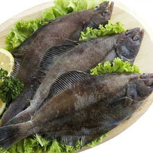 鲽鱼新鲜整条带头去内脏鸦片鱼速冻生鲜 桃西村 每条400-600g【去内脏净重】 两条