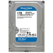 西部数据(WD)蓝盘 1TB 2个装SATA6Gb/s 7200转64MB 台式机械硬盘(WD10EZEX) 