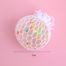 创意整蛊玩具抓不住的水蛇减压发泄球可爱拿不住水球整人恶搞玩具 小号发泄葡萄球 均码