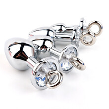 sm肛塞后庭自慰器金属女用gay同志可穿戴外出成人情趣性用品玩具 直径2.7cm