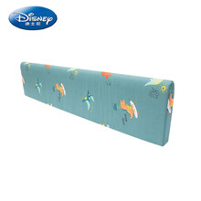 迪士尼官·方网同款（京选优品）床围栏宝宝防摔围栏圆床防护栏儿童软包防护栏婴儿挡板防摔床围挡 奇趣恐龙 2米长度(带弹簧，搭配3支架)