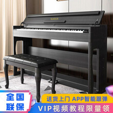 海蒂诗 电钢琴88键重锤电子钢琴儿童初学幼师专业成人家用数码钢琴便携立式智能电子钢琴 P-310木纹黑-蓝牙-全重锤-APP跟弹-配琴凳