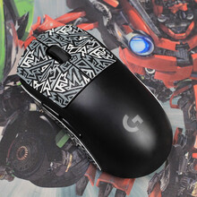 火线竞技 鼠标贴纸梵彩彩色防滑贴防汗贴 罗1技 GPW二代 GProX SUPERLIGHT 狗屁王 GPW二代 梵彩F03 防滑贴