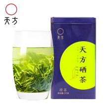 天方硒茶绿茶雨前一级浓香耐泡安徽茶叶罐装口粮茶150g
