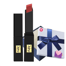 YSL圣罗兰柔光水唇釉/2021新品小黑条口红哑光唇膏 小黑条301#