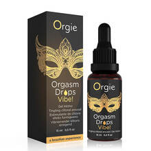 Orgie进口润滑液女用快感增强液 口爱液 高朝液 人体润滑剂 润滑油 成人女性房事情趣用品性用品 小金瓶女性快感增强液15ml
