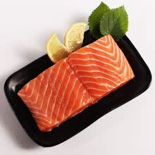 【顺丰冷运】三文鱼冰鲜新鲜中段刺身日式料理生鱼片即食海鲜鱼肉 3份 去皮去边角料约420g