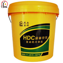 燕石山化 HDC-1超重负荷发动机冷却液 -25℃~107度防冻液 绿色 四季通用 9kg/桶