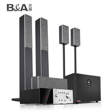 巴赫/B&A HiFi音质 5.1家庭影院音响  无线环绕客厅电视蓝牙套装家用功放音箱低音炮壁挂中置 名典三号