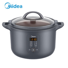 美的（Midea）电炖锅炖盅隔水炖锅家用智能预煮粥煲汤锅燕窝多功能紫砂电砂锅 DZ22E101