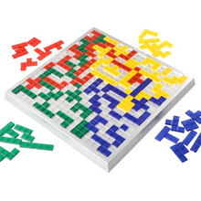 泰格睿五颜六色空间思维训练开发智力儿童益智玩具六一儿童节礼物 大方格游戏