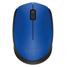 罗技 M170 无线鼠标 对称鼠标 带无线2.4G接收器 蓝色