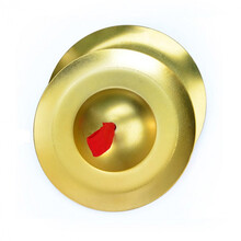 铜锣鼓镲三句半表演道具奥尔夫打击乐器儿童大小幼儿园教具全套钹 直径12cm大镲(合金电镀)