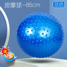 前庭训练器 瑜伽球儿童感统训练器材触觉早教大龙球前庭平衡失调运动家用玩具 85cm按摩球(蓝色)【充气后小15至20CM】